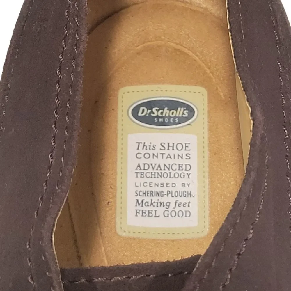 Dr scholl's shoes Brown Suade Memory Fit Cushioning